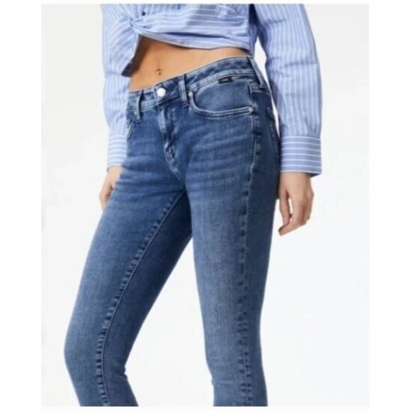 Mavi Alexa Jeans NWT Mid Rise Supersoft Skinny Stretch Retail $98 Women Sz 27/30 - Picture 3 of 14